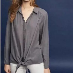 Maeve grey tencel top